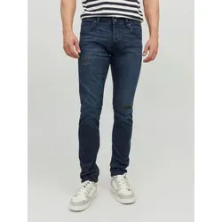 Jack & Jones Slim-fit-Jeans JJIGLENN – Slim-Fit-Jeans mit niedriger Leibhöhe Used, modisch, slim fit, Denim/Jeans
