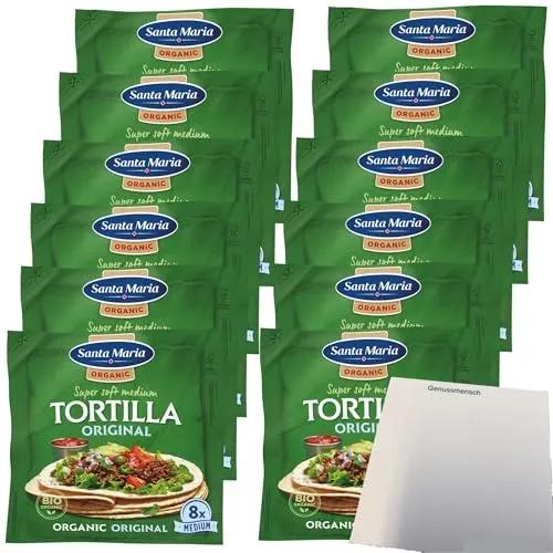 usy Bundle für Santa Maria Original Tortillia Organic VPE (12x320g Packung) + usy Block