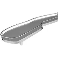 SOTECH Kesseböhmer Eckschrank Schwenkauszug LeMans II 500 mm Links - Küchen Aufbewahrung & Organisation: Schwenkbare Tablare für optimale Raumnutzung, bis 25 kg belastbar und mit pflegeleichtem Design – inklusive Antirutschmatten für sicheren Halt!