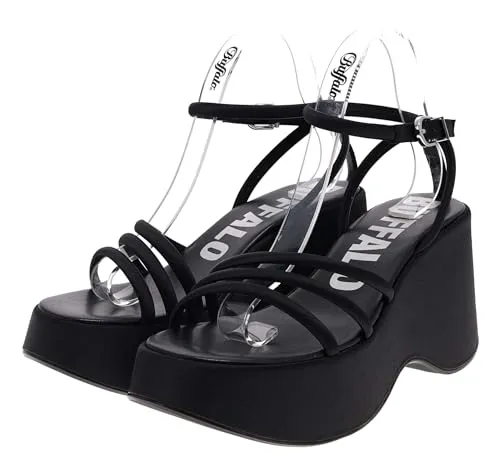 Buffalo Joy MSS Sandal Damen Sandalen, EU 40 - Wanderschuhe für Damen, ideal für Abenteuer mit bequemer Passform und rutschfester Sohle für sicheren Halt auf jedem Terrain.