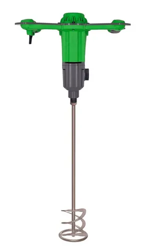 Berg HANDRÜHRWERK MX 19 - Leistungsstarker Mörtelrührer mit 1850W - Mörtelrührer mit 2-Gang-Getriebe, ideal für Bauprojekte. Hohe Leistung von 1850W sorgt für effizientes Rühren von Mörtel und Farben.