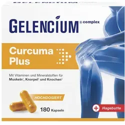Gelencium Curcuma Plus hochdosiert mit Vitamin 180 St