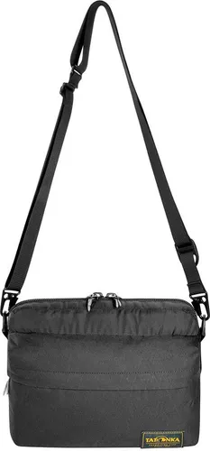 Tatonka Cross Body Bag L black (040) - Robuste Umhängetasche für Alltag und Reisen, mit Platz für Tablets und cleveren Fächern. Hergestellt aus strapazierfähigem, recyceltem Material und PFC/PFAS-frei, ideal für umweltbewusste Abenteurer.