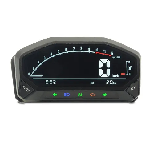 Zaddox Digital Tachometer für Yamaha YZF-R6/R3/R1 SM24 - Hochwertiger LCD-Tachometer mit analogem Drehzahlmesser, Geschwindigkeitsmesser und Uhr. Ideal für Rennstrecken, mit praktischer Farbwechselfunktion für individuelle Anpassung.