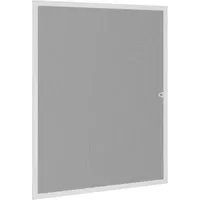 vidaXL Insektenschutz Fliegengitter für Fenster 80x100cm - Fliegengitter mit robustem Aluminiumrahmen, zuschneidbar und einfach zu montieren. Schützt zuverlässig vor Insekten und lässt frische Luft herein.