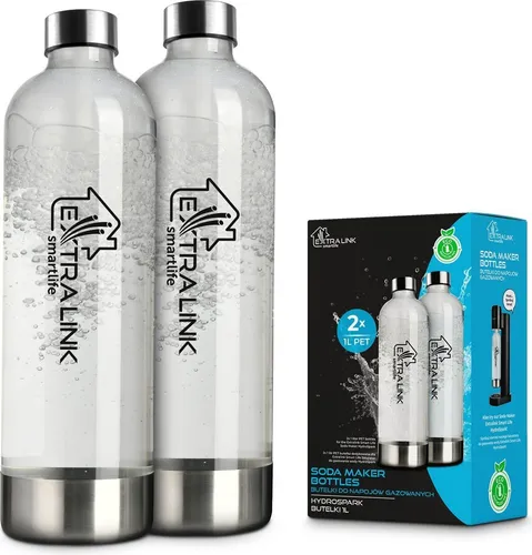 Extralink Smart Life, Flaschen, Hydrospark, 2x 1L-Flasche in schwarz von Extralink