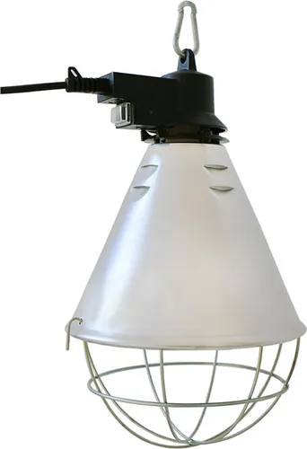 Aufzuchtleuchte Wärmelampe mit Schutzkorb und 2,5m Kabel