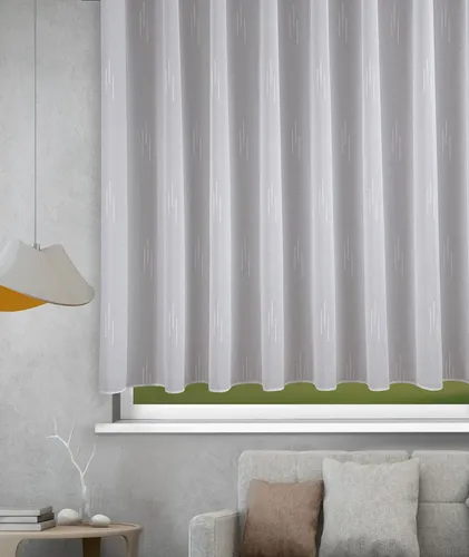 HOMING Gardine Emma, halbtransparente Fertigschal mit verdeckten Schlaufen - Gardinen, eleganter halbtransparenter Fertigschal aus pflegeleichtem 100% Polyester mit verdeckten Schlaufen für eine stilvolle Fensterdekoration.