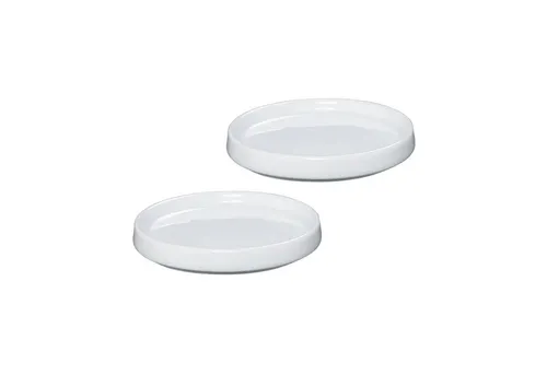 ZASSENHAUS Mühlenuntersetzer aus Porzellan für zwei Mühlen