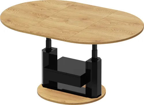HPM-111 Ausziehbarer runder Couchtisch von Design Impex