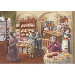 Mini-Adventskalender nostalgische Weihnachtsbäckerei 17x12cm