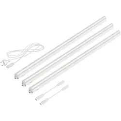 ledscom.de LED Unterbau-Leuchten Rigel 3er Set, 1002lm warm-weiß - Schrankbeleuchtung mit flexibler Reihenschaltung und energieeffizienter LED-Technologie für individuelle Beleuchtungskonzepte in Küche und Werkstatt.