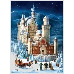 Adventskalender No. 324 Neuschwanstein DIN A3 - Silber