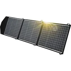 Faltbares Solarmodul 150W 12V für Camping und Outdoor - Monokristallines Solarmodul mit 22-23% Zelleneffizienz, leicht und wetterfest – ideal für Wohnmobile, Boote und Camping. Inklusive praktische Tragetasche.