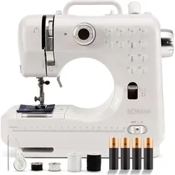 Bomann® Nähmaschine für Anfänger mit 12 Stichmustern