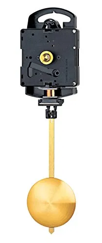 Quarzpendelwerk CP von Selva Ideal als Ersatz-Uhrwerk für Wanduhren Aller Art – Made in Germany– für Zeigerwerklänge 18 mm Zifferblattdicke 9 mm