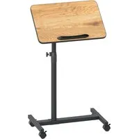 Costway Betttisch Auf Rollen in beige von Costway