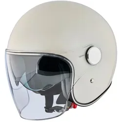 PEROZ Motorradhelm Viagi Jethelm, Sonnenvisier, Ratschenverschluss, ECE 22.06