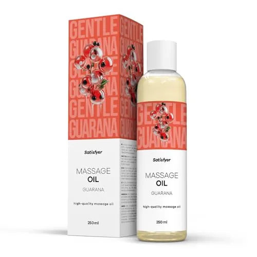 Satisfyer Massageöl Guarana | Intim geeignet | Leicht zu verteilen | 250 ml