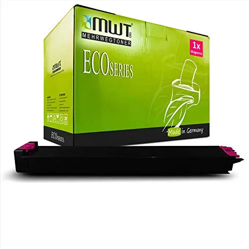 Mehrwegtoner 1x MWT Druckerpatrone für Sharp MX5000 MX3100N MX5000N MX2301 MX5001 ersetzt MX-31 GTMA MX31GTMA Magenta