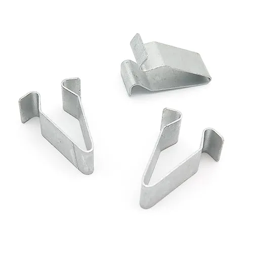 VVO Fasteners- Silber Metall-Clips. Heckklappenverkleidung. Kompatibel mit einigen Seat Leon, Alhambra, Ateca, (Packung mit 10 Clips)