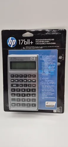 HP-17 B II Plus Hewlett Packard Finanzrechner Algebraisch / UPN - NEU & OVP