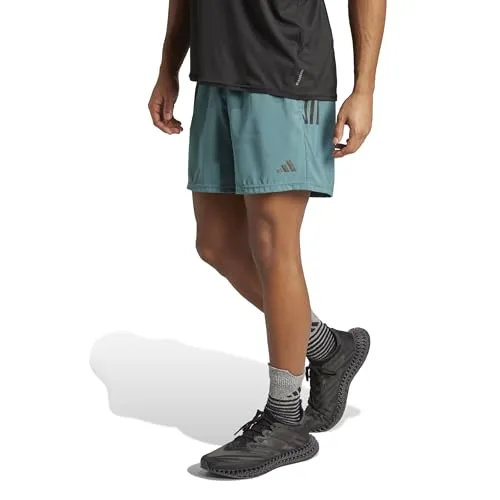 adidas Herren Own The Run Shorts, preloved Teal, M 5 inch