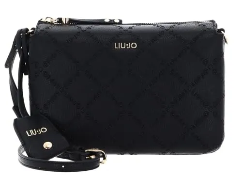 Liu Jo Umhängetasche Crossbody Bag - Umhängetasche mit geteiltem Hauptfach, ideal für den Alltag. Verstellbarer Schulterriemen und modernes Design mit Logo-Muster.