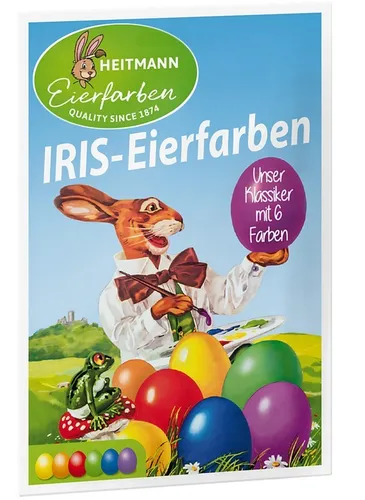 Heitmann Eierfarben - Iris Eierfarben NEU - 6 Heißfärbetabletten - Gelb, Or ...