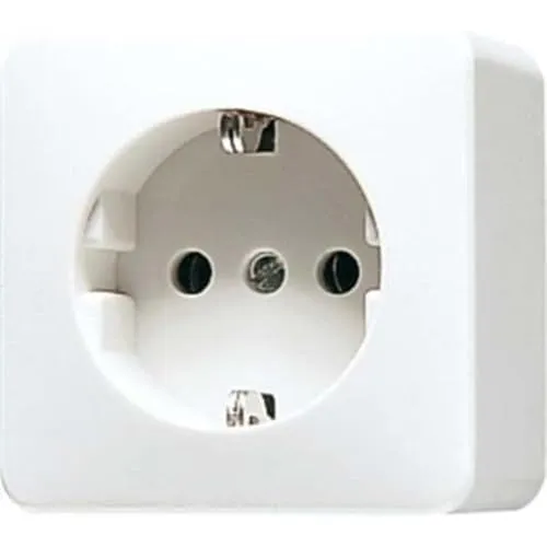 Jung 620A SCHUKO-Steckdose IP20 AP600 cremeweiß