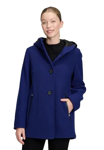 GIL BRET Damen Wolljacke mit Kapuze in blau von Gil Bret