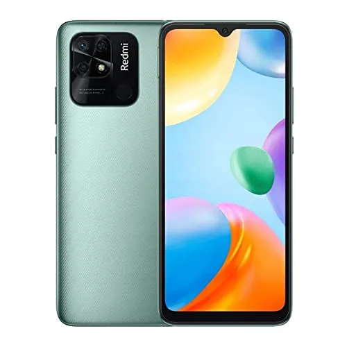 Xiaomi Redmi 10C - Mint Green, 3GB RAM, 64GB - Simlockfreies Handy mit 50MP Hauptkamera und 5000 mAh Akku für lange Nutzung. 6,7 Zoll HD+ Display und Dual-SIM für Flexibilität.