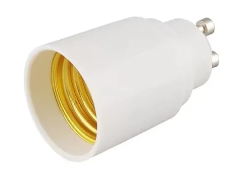 Stück Lampensockel Adapter Konverter Sockeladapter für Fassung E14 E27 GU10 B22 für LED Halogen und Energiesparlampen (GU10 auf E27) 1