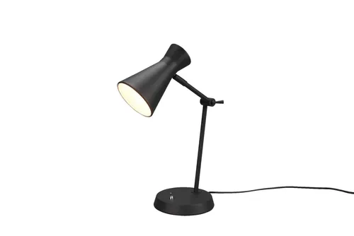 Reality Leuchten Tischleuchte Enzo R50781031 - Tischlampe in elegantem Weiß matt, ideal für modernes Wohndesign. Mit neigbarem Leuchtenkopf für perfekte Lichtausrichtung, exkl. 1x E27 Leuchtmittel.