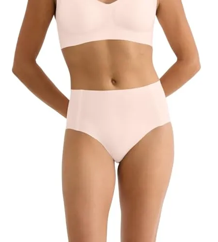 sloggi Maxislip Blue ZERO Feel 20 - Hoher Taillenslip für perfekten Komfort - Erleben Sie nahtlosen Tragekomfort mit dem ZERO Feel High-Waist-Slip aus recycelter Mikrofaser. Die innovative Dot-Bonding-Technologie sorgt dafür, dass er unter Ihrer Kleidung unsichtbar bleibt.