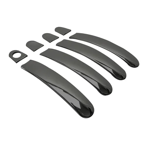OMAC Abdeckkappe für VW Caddy III Kombi - Hochwertige Edelstahl-Abdeckkappe für Türgriff, selbstklebend und ideal für eine ansprechende Optik der Heckklappe.