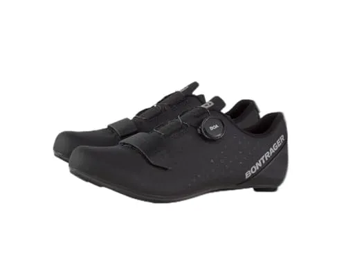 Bontrager Circuit Herren Rennradschuhe - Schwarz - Größe 42 - Fahrradschuhe mit hervorragender Kraftübertragung und atmungsaktivem Design, ideal für ambitionierte Radfahrer.