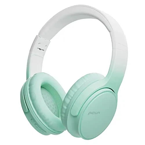 Sungive Bluetooth Kopfhörer Over Ear, Kabellos Kopfhörer mit Mikrofon, Berührungssteuerung, Leicht, Bluetooth 5.3 Faltbares Wireless Headphones für Handys/Laptops/PC -Grün