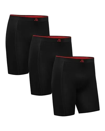 DANISH ENDURANCE Bambus Boxershorts Herren in rot von DANISH ENDURANCE