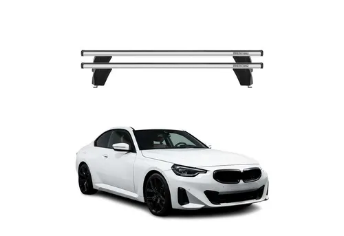OMAC Dachträger Menabo für BMW 4er G22 Coupé (2020-2025) - Leichter und abnehmbarer Aluminium-Dachträger, ideal für den sicheren Transport von Gepäck bis 75 kg. Wasserbeständig und multifunktional für vielseitigen Einsatz.