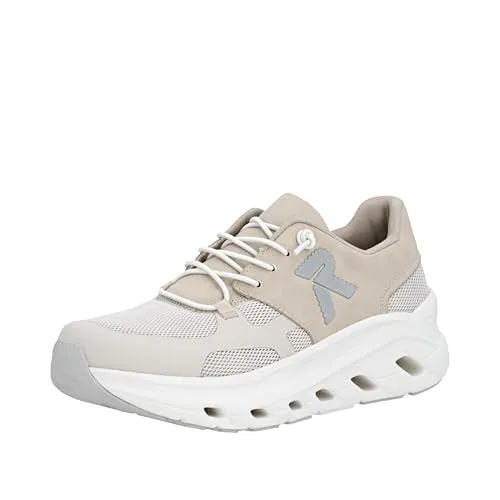 Rieker Damen W3500 Sneaker Low, Beige, 37 EU