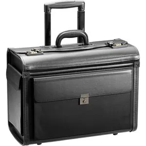 d&n Business & Travel 2-Rollen Pilotentrolley 48 cm schwarz - Trolley für Geschäftsreisen, mit leichtläufigen 2 Rollen und einem modernen, eleganten Design für stilvolles Reisen.