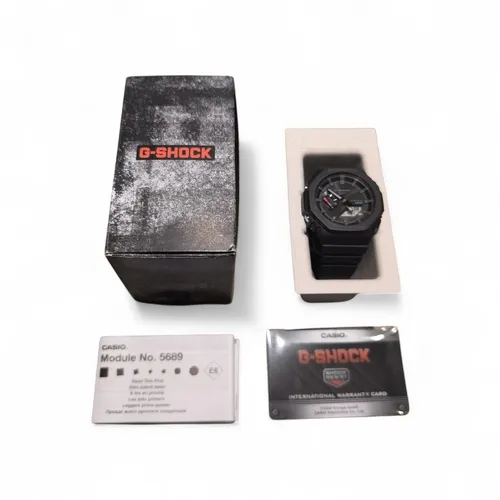 Casio G-Shock GA-B2100-1AER Herren Uhr - Chronograph mit modernem Design, stoßfest und perfekt für aktive Männer. Robustes Edelstahl-Gehäuse und -Armband sorgen für Langlebigkeit.