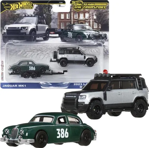 Hot Wheels 50th Anniversary Land Rover Set - Sammlermodell von Hot Wheels, feiert 50 Jahre Land Rover mit detailgetreuen Miniaturfahrzeugen, ideal für Auto-Enthusiasten und Sammler.