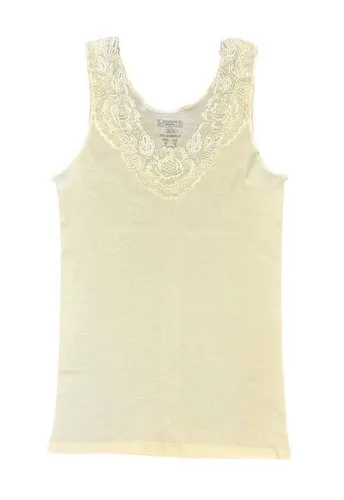 Toker Collection® Achselhemd Damen Unterhemd mit extra breiter Spitze (1 Stück, einzeln gepackt) Spitze in vielen Varianten