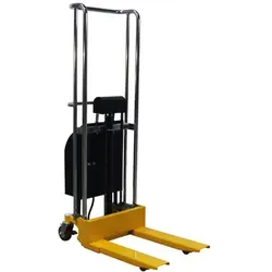 Mini-Stapler semi-elektrisch 400 kg, 1,5 m Hubhöhe, 650 mm Gabellänge