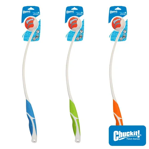 Chuckit Outdoor-Spielzeug Pro Launcher 63 cm - Tierspielzeug, ideal für aktive Hunde, ermöglicht weite Würfe und fördert das Spiel im Freien.