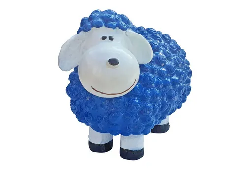 Fachhandel Plus Tierfigur Deko Schaf blau in blau von Fachhandel Plus
