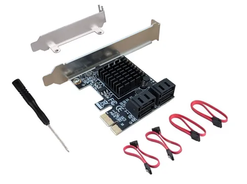 Port SATA II 3.0 6 gbps Pci-e x1 Erweiterungskarte karte PCI Express hdd sdd 4