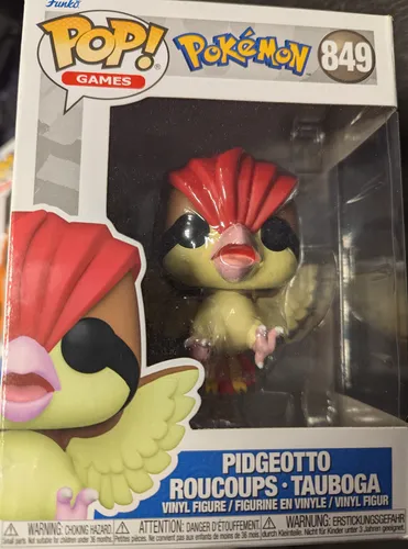 Funko Pop! Pokémon Pidgeotto Tauboga 849 - Sammelbare Vinyl Figur, ca. 9,5 cm hoch, offiziell lizenziert und umweltfreundlich verpackt